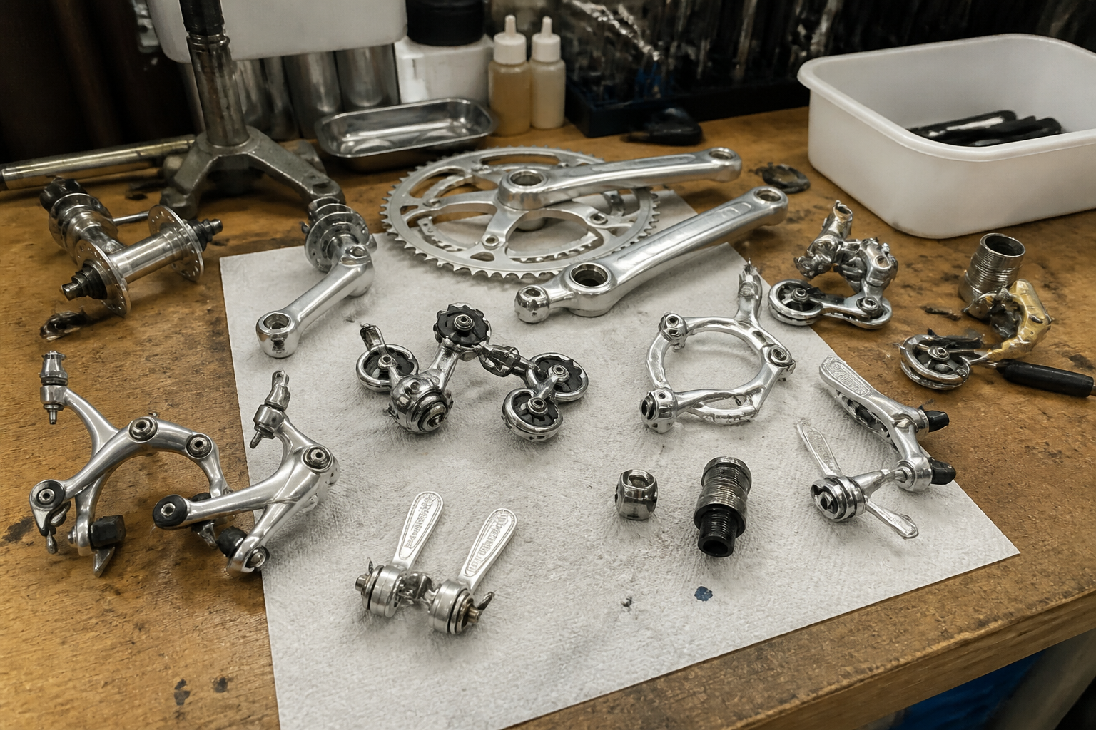 Campagnolo vintage groepsets onderhoud